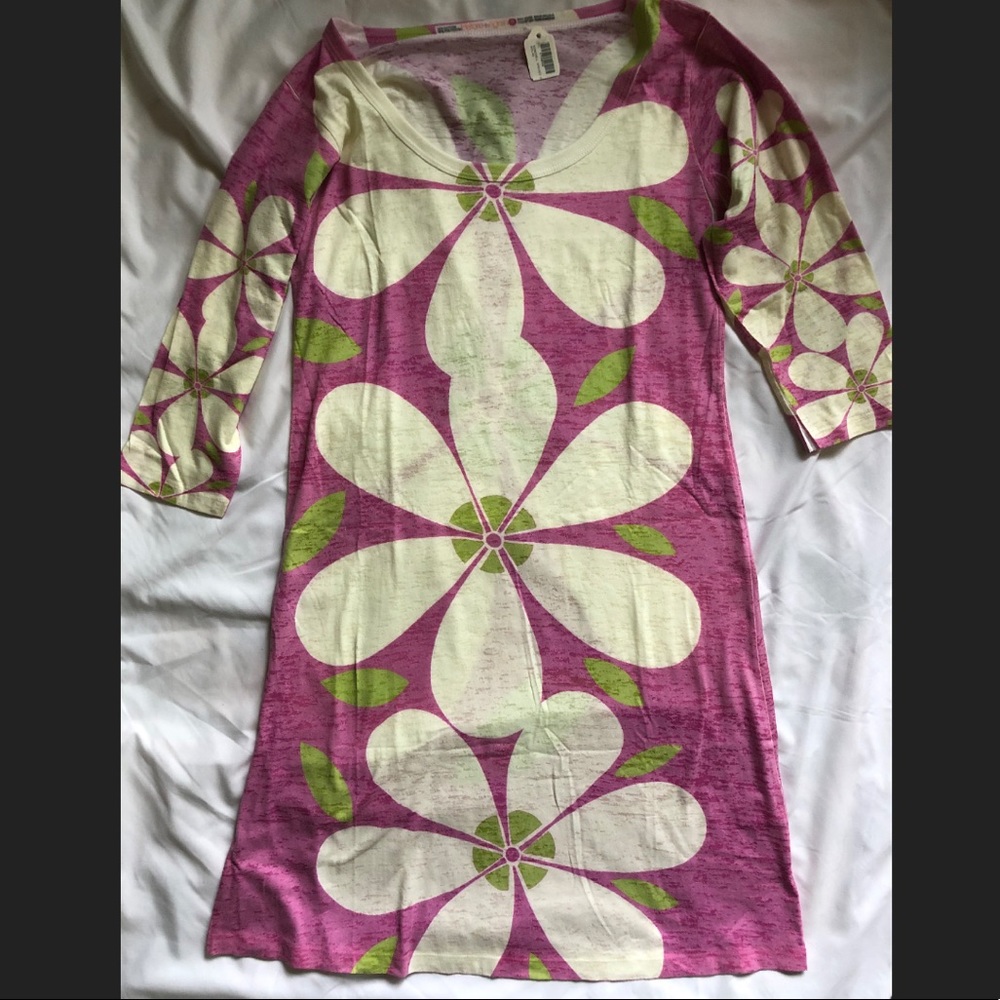 NEW Before + Again Bombshell Dress Flowers Small